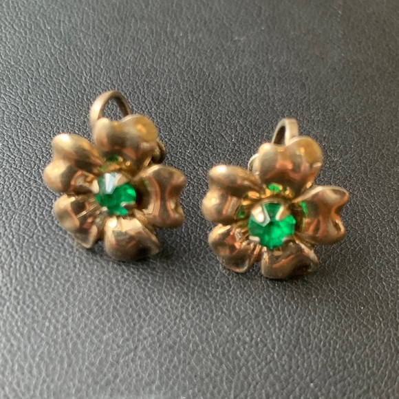 Sterling Silver Jewelry - Vintage Screw-back Sterling Silver Earrings